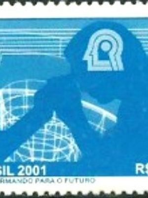 Selo postal do Brasil de 2001 CNPq