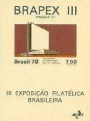 Bloco postal do Brasil de 1978 BRAPEX III