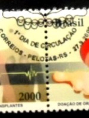 Se-tenant do Brasil de 2000 Doação de Órgãos MCC