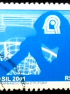 Selo postal do Brasil de 2001 CNPq MCC