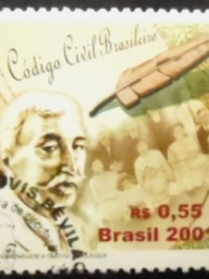Selo postal do Brasil de 2001 Clóvis Beviláqua MCC
