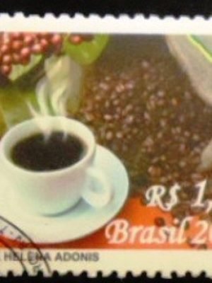 Selo postal do Brasil de 2001 Café do Brasil MCC