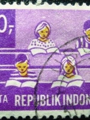 Selo postal da Indonésia de 1969 Five Year Development Plan