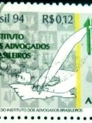 Selo postal do Brasil de 1994 Instituto dos Advogados U