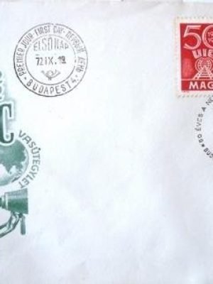 Envelope 1º Dia Circulação Hungria 1972 50 Anos UIC
