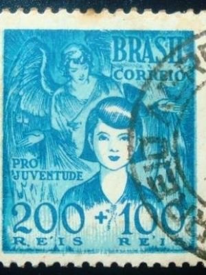 Selo comemorativo do Brasil de 1939 - C 147 U