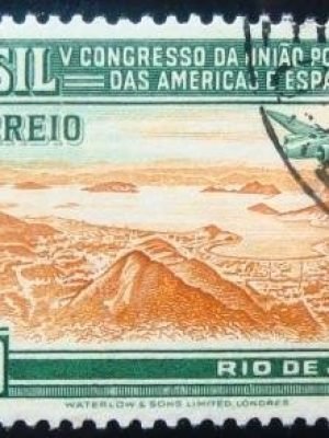 Selo postal do Brasil de 1946 Congresso UPAE 1