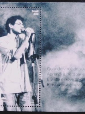 Bloco postal do Brasil de 2019 Renato Russo