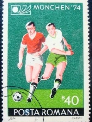 Selo postal da Romênia de 1974 Munchen 1974 40