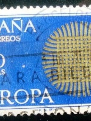 Selo postal da Espanha de 1970 EUROPA Symbols
