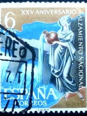 Selo postal da Espanha de 1961 National Uprising