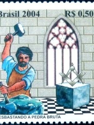 Selo postal do Brasil de 2004 Pedra Dura