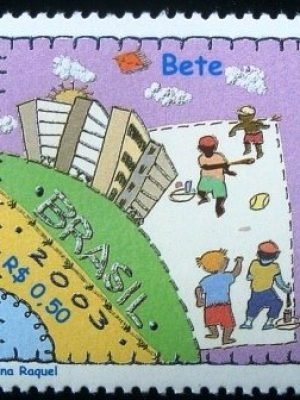 Selo postal do Brasil de 2003 Bete