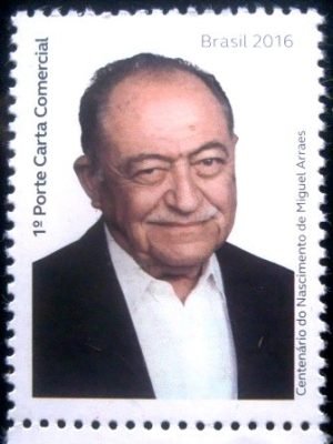 Selo postal do Brasil de 2016 Miguel Arraes