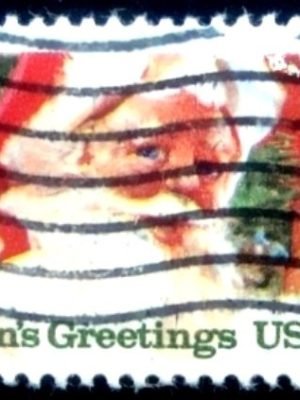 Selo postal dos Estados Unidos de 1983 Santa Claus