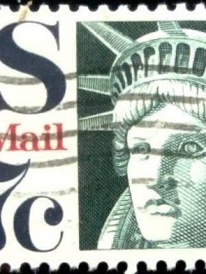 Selo postal dos Estados Unidos de 1971 Statue Of Liberty