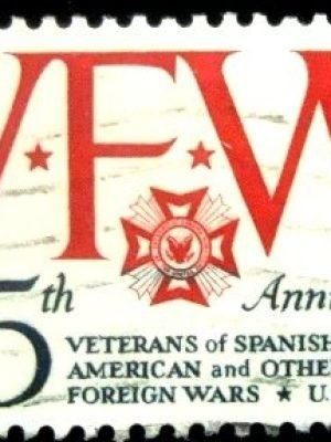 Selo postal dos Estados Unidos de 1974 Veterans of Foreign Wars