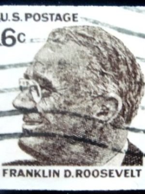 Selo postal dos Estados Unidos de 1968 Franklin D. Roosevelt