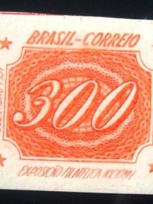 Selo postal do Brasil de 1934 Exposição Filatélica 300 M