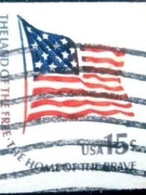 Selo postal dos Estados Unidos de 1978 Fort McHenry Flag C