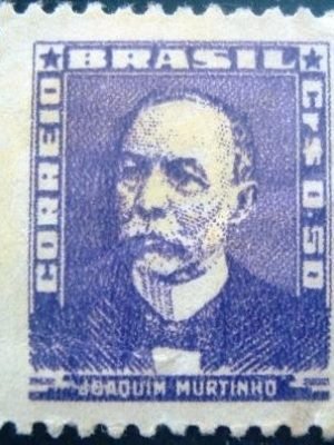 Selo postal Regular emitido no Brasil em 1954 - 495 N