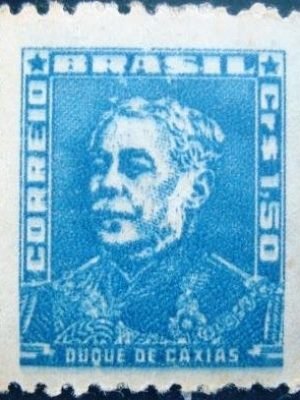 Selo postal do Brasil de 1954 Duque de Caxias