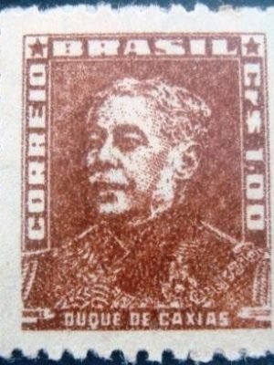 Selo postal do Brasil de 1960 Duque de Caixas 1 M