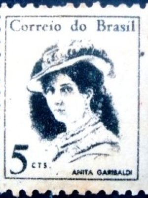 Selo postal Regular emitido no Brasil em 1967 - 0529 N