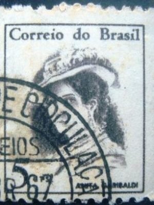 Selo postal Regular emitido no Brasil em 1967 - 0529 N1D