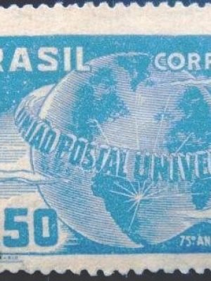Selo postal comemorativo emitido no Brasil em 1949 - C 248 U