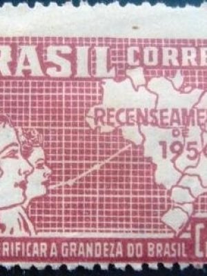 Selo postal comemorativo emitido no Brasil em 1950 - C 254 N