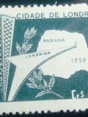Selo postal do Brasil de 1959 Londrina