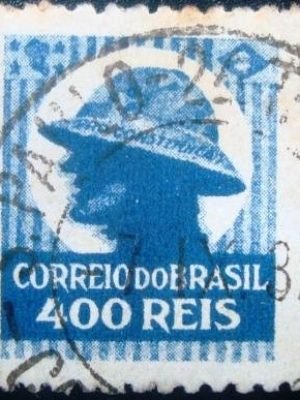 Selo Postal do Brasiil de 1932 Soldado 400 - C 49 U