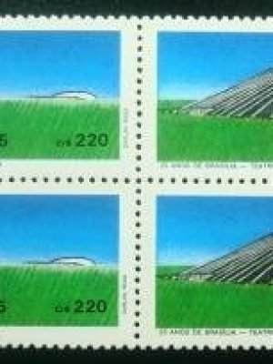 Quadra postal do Brasil de 1985 Teatro Municipal