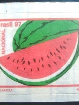 Selo postal regular emitido no Brasil em 1997 734 M