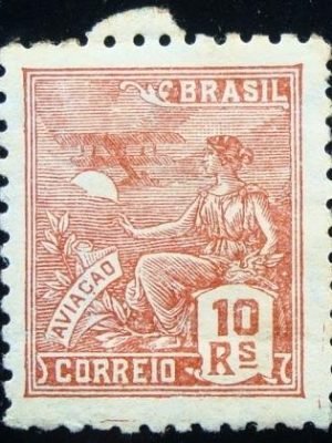 Selo postal do Brasil de 1940 Aviação 10