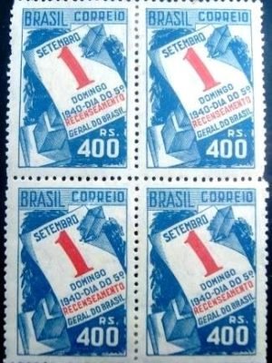 Quadra de selos comemorativos de 1941 - C 158 N