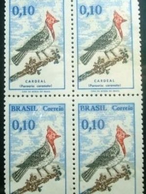 Quadra de selos comemorativos de 1969 - C 642 N