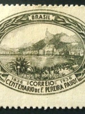 Selo postal comemorativo do Brasil de 1937 - C 114 N