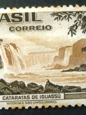 Selo postal comemorativo do Brasil de 1937 - C 121 N