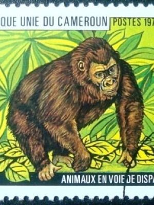 Selo postal de Camarões de 1979 Gorilla