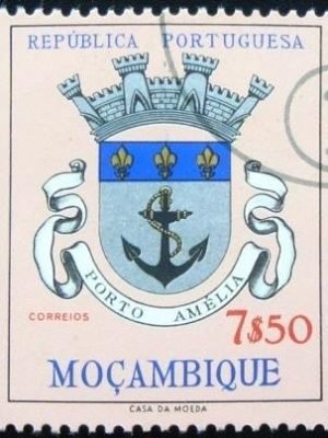 Selo postal de Moçambique de 1961 Vila Porto Amelia U