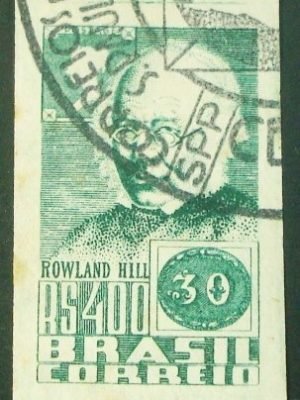 Selo postal comemorativo do Brasil de 1938 - C 132 U