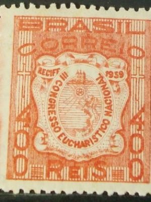 Selo postal comemorativo do Brasil de 1939 - C 137 M