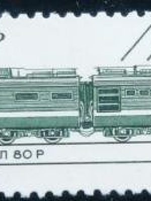 Selo postal da União Soviética de 1985 VL80R Electric Locomotive