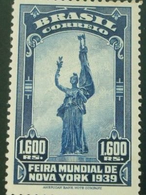 Selo comemorativo do Brasil de 1939 - C 142 N