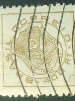 Selo postal comemorativo do Brasil de 1942 - C 177 U