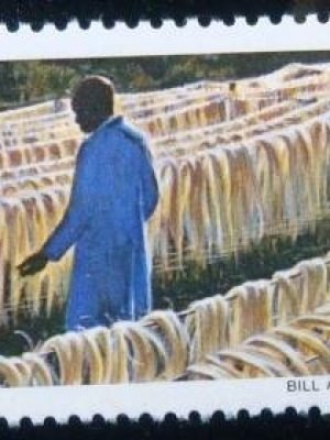 Selo postal de Venda de 1982 Drying