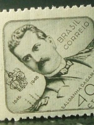 Selo postal Comemorativo do Brasil de 1946 - C 212 N