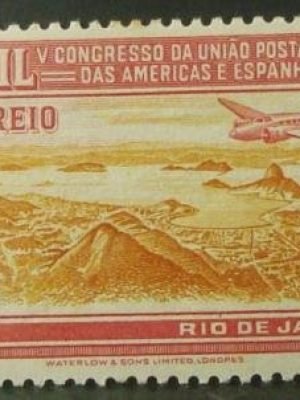 Selo postal Comemorativo do Brasil de 1946 - C 217 M